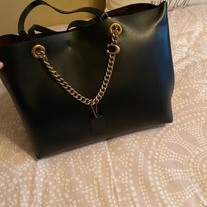 New! Coach open leather tote